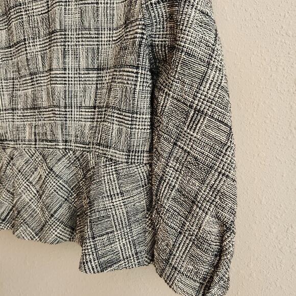 Banana Republic Black & White‎ Tweed Jacket/Blazer Size 8 - Picture 12 of 13